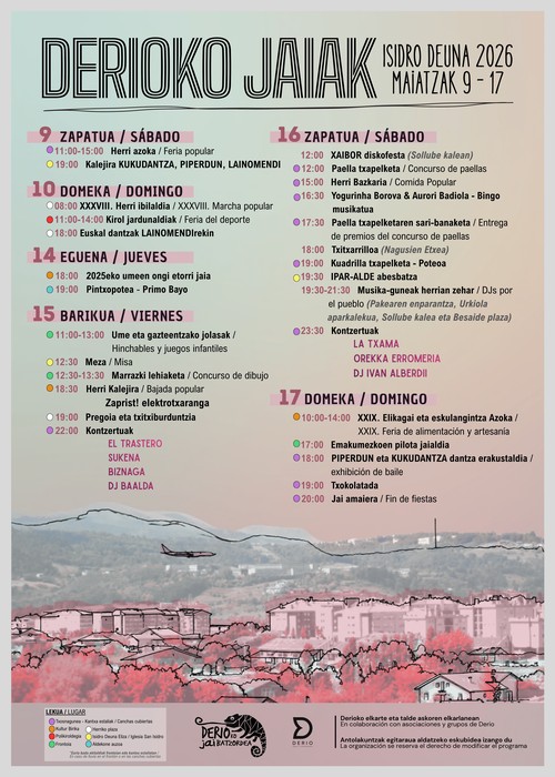 Derioko San Isidro Jaiak
