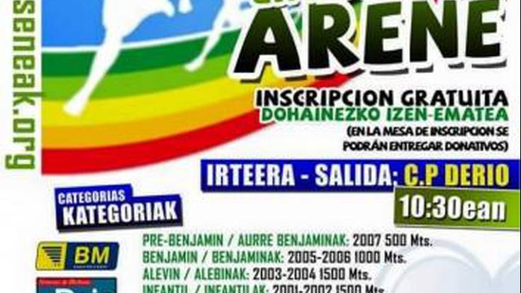 Kepa eta Areneren oroimenezko lasterketa, irailaren 13an