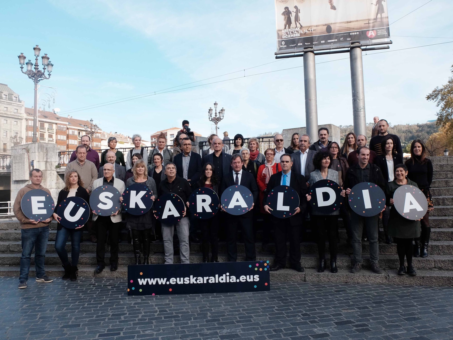Euskaraldia, euskararen erabilera sustatzeko egitasmoa, aurkeztu da gaur Bilbon