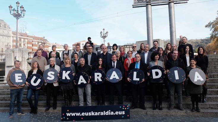 Euskaraldia, euskararen erabilera sustatzeko egitasmoa, aurkeztu da gaur Bilbon