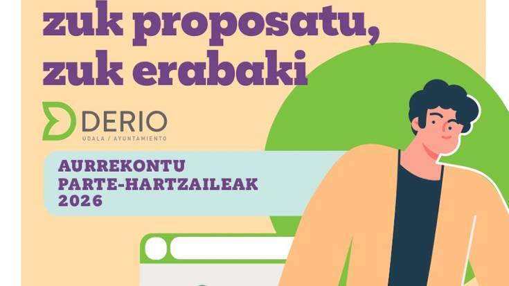 Derioko Udalak 2026ko aurrekontu parte-hartzaileetan bozkatu ahalko diren 5 proiektu finalistak aurkeztu ditu