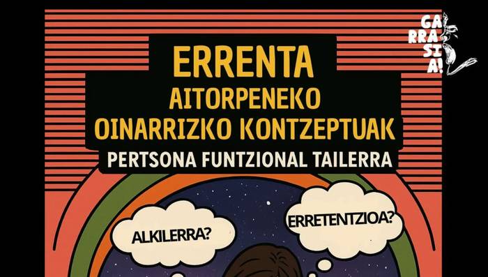 Errenta-aitorpenari buruzko tailerra antolatu du Garrasiak