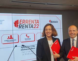 Bizkaiko Foru Aldundiak 500 milioi euro itzuli ditu errenta kanpainan