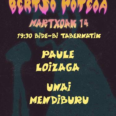 Inisitue Gazte Asanbladak antolatutako bertso poteoa