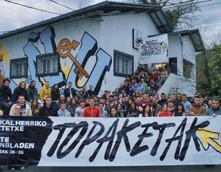 Gaztetxe eta Gazte Asanbladen topaketaren aurkezpena, barikuan, Hori Bain