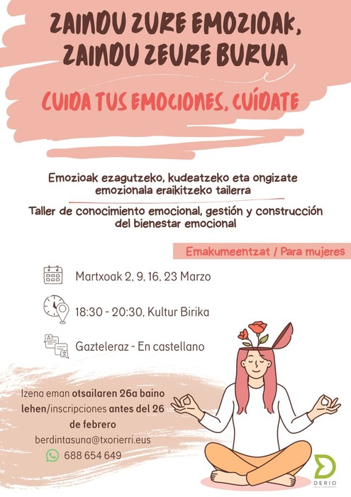'Zaindu zure emozioak, zaindu zeure burua' tailerra