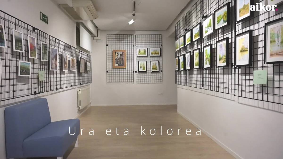 'Ura eta Kolorea' erakusketa, hile amaiera arte ikusgai