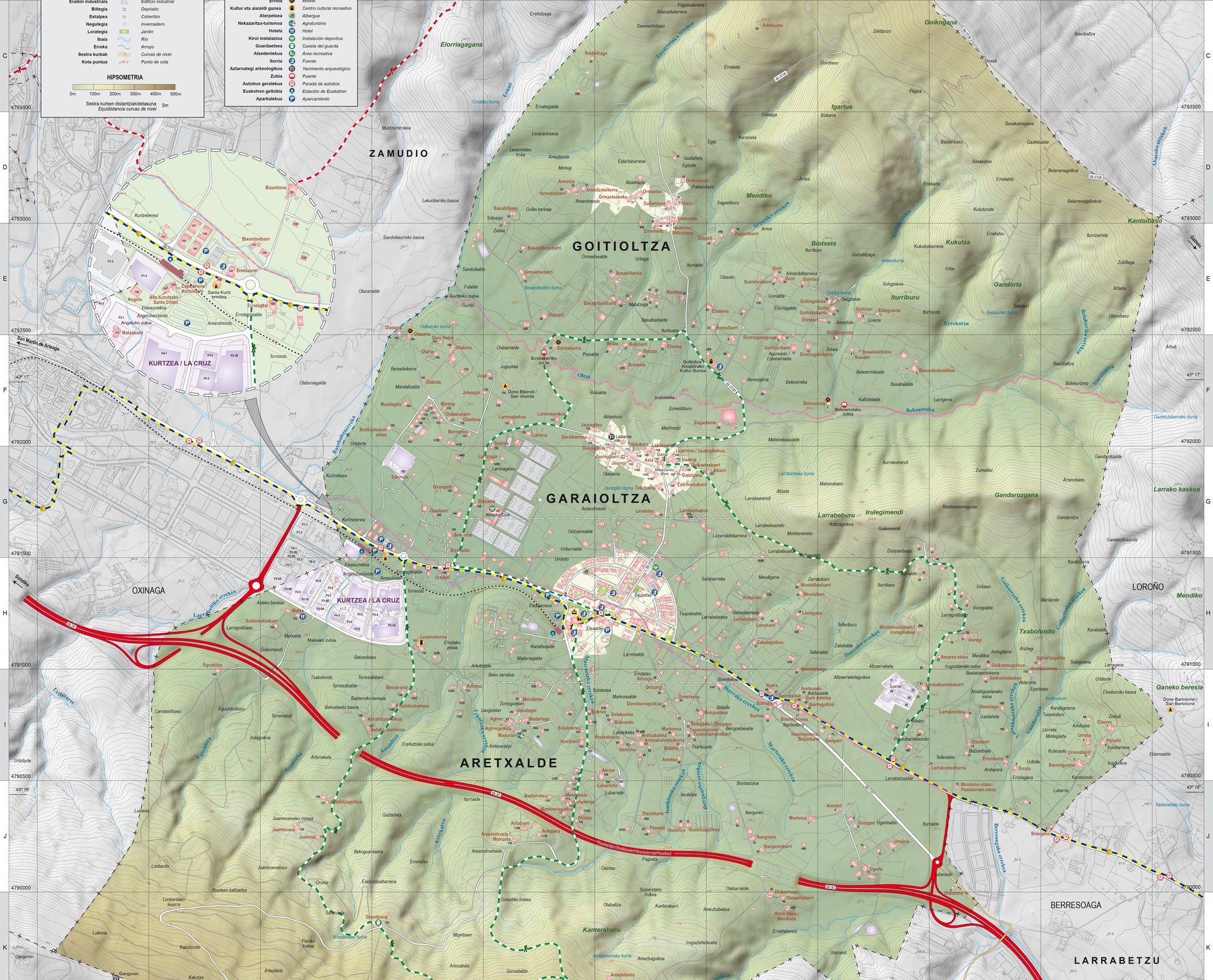 Lezamako mapa eguneratu du udalak