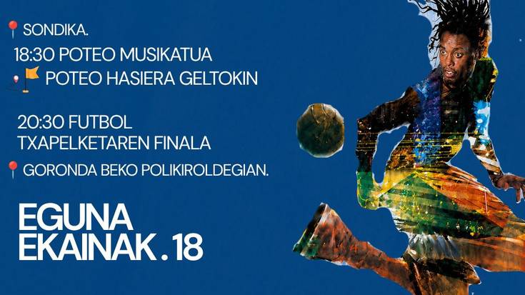 Aztarnak antolatuta poteoa eta futbol finala