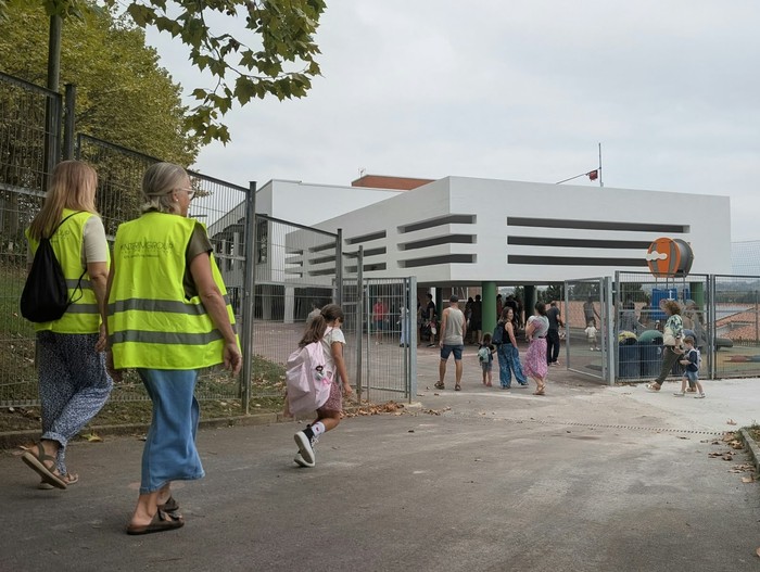 Ikasturte berriari begira, hobekuntza lanak egin dituzte Gorondagane eskolan
