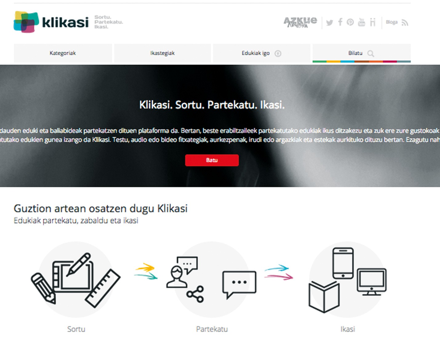 Baliabideak partekatzeko plataformak