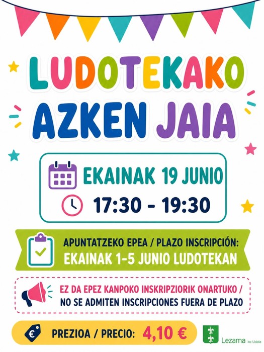 Ludotekako azken jaia