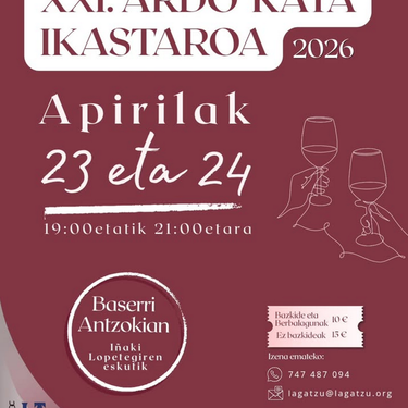21. ardo kata ikastaroa