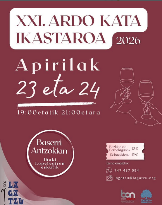 21. ardo kata ikastaroa