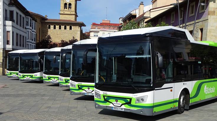 Bizkaibuseko Txorierriko lineak sei autobus hibrido izango ditu