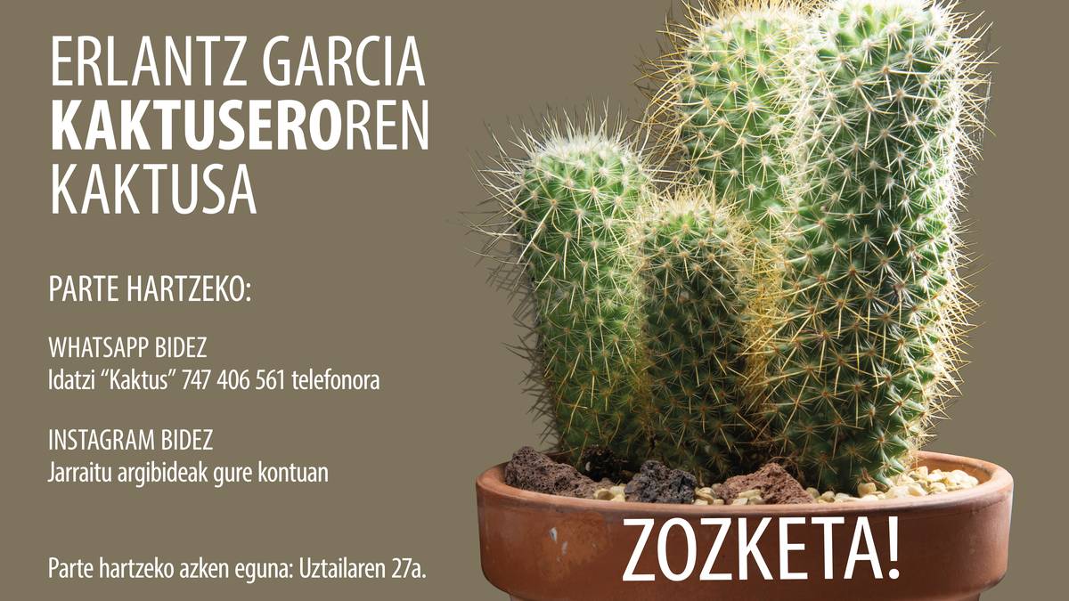 Kaktusa Zozketan!