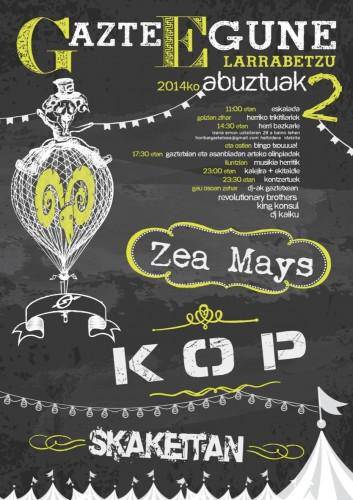 Erduzie Larrabetzuko Gazte Egunera!