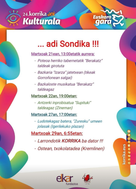 Korrika kulturala Sondika