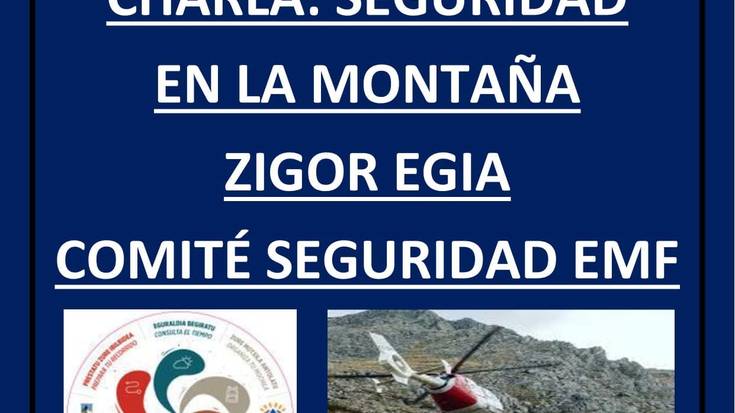 'Seguridad en la montaña' hitzaldia