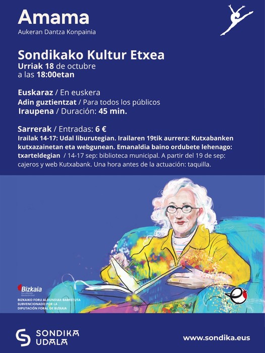 Aukeran dantza konpainiaren 'Amama' ikuskizuna