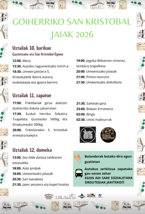 Goiherriko San Kristobal Jaiak
