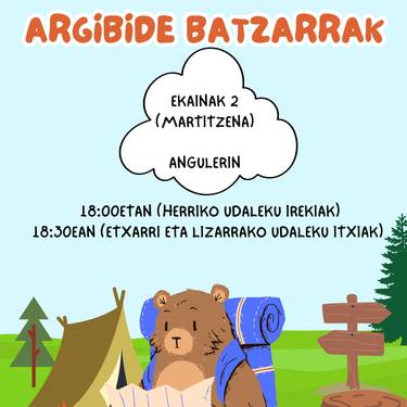 Udalekuetako argibide batzarra