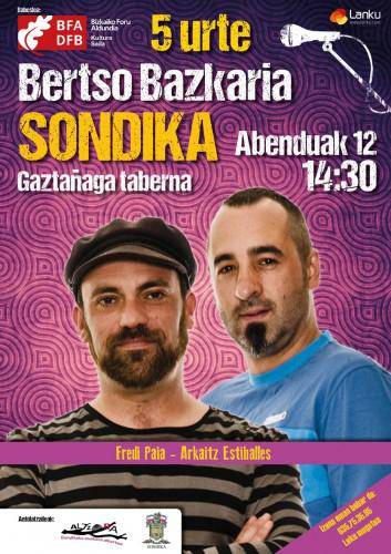 Bertso bazkari musikatua, Sondikan