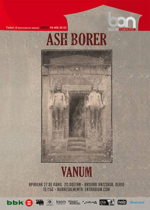 Black Metal  BANen. ASH BORER (USA) + VANUM (USA) 