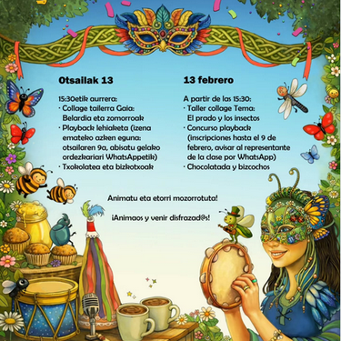 Lezamako guraso elkartearen inauteriak