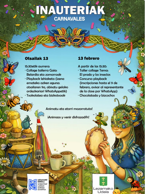 Lezamako guraso elkartearen inauteriak