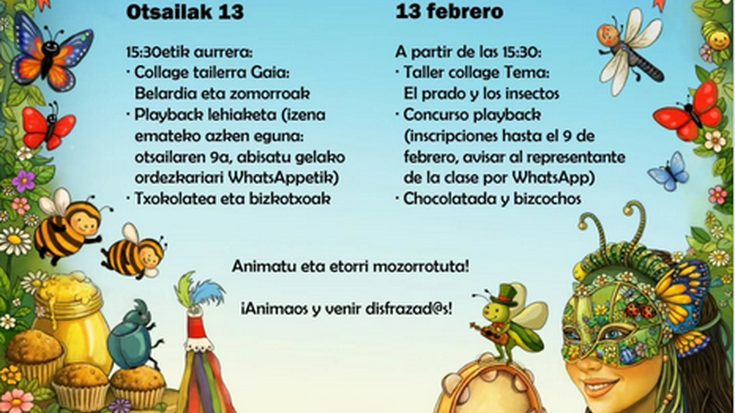 Lezamako guraso elkartearen inauteriak