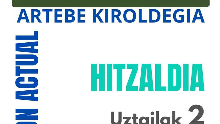 EH Bilduren Artebe kiroldegiaren inguruko hitzaldia