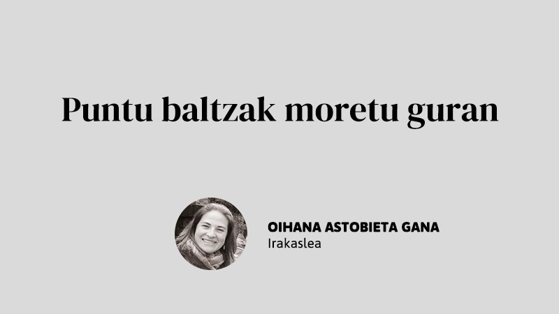 Puntu baltzak moretu guran