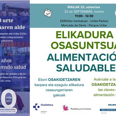 Osakidetzaren 'Elikadura osasuntsua' postua