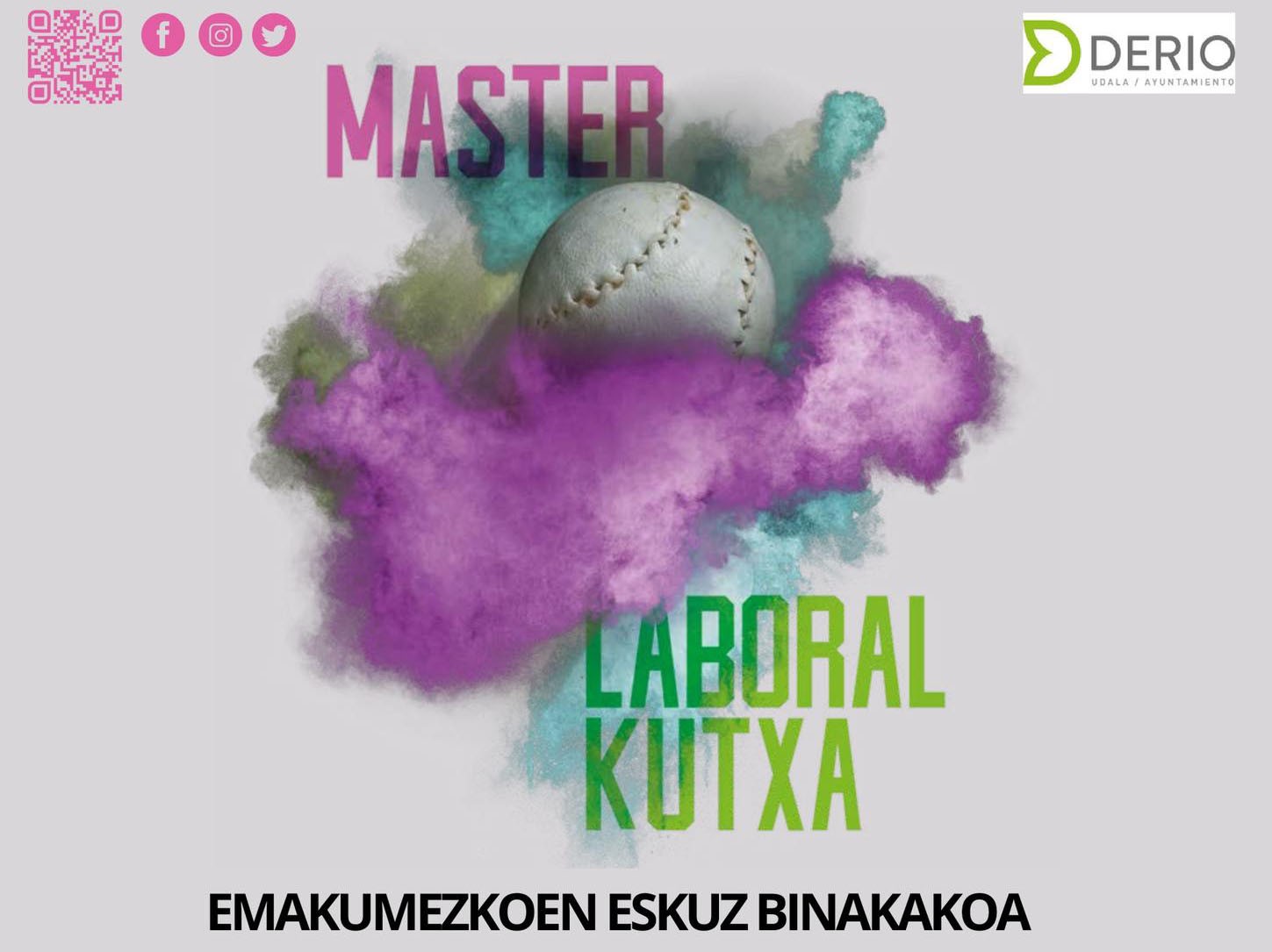 Emakumezkoen eskuz binakako partidak jokatuko dira bihar Derion