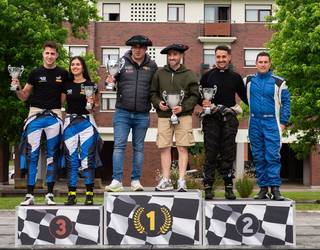Xabier Lujua eta Jose Estrada nagusitu dira Zamudioko I. Rallysprintean