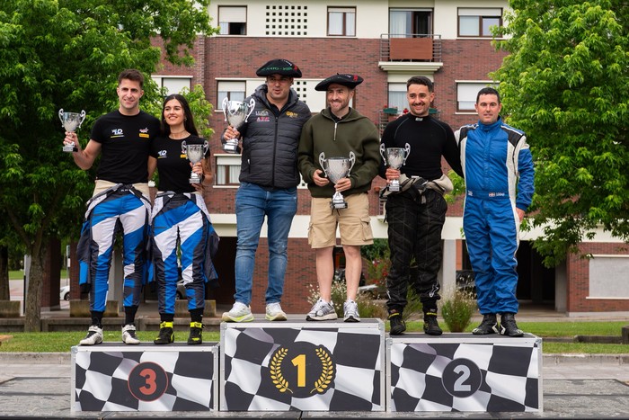 Xabier Lujua eta Jose Estrada nagusitu dira Zamudioko I. Rallysprintean