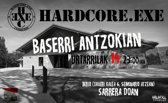 Hardcore.exe taldeak kontzertua eskainiko du Baserri Antzokian