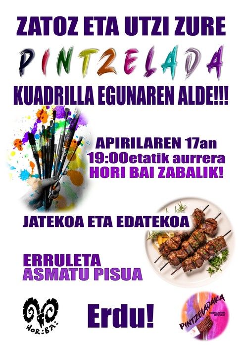 Pintzeladaka, Kuadrilla Egunaren alde