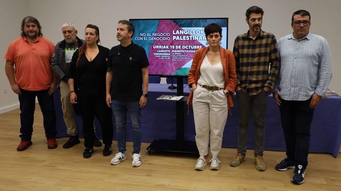 Palestinaren aldeko Lanuzte Orokorra urriaren 15ean