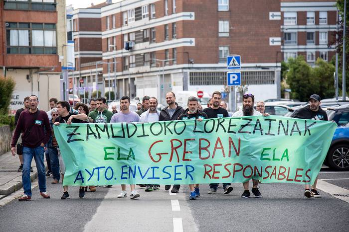 Zamudioko lorezainen mobilizazioek jarraitzen dute