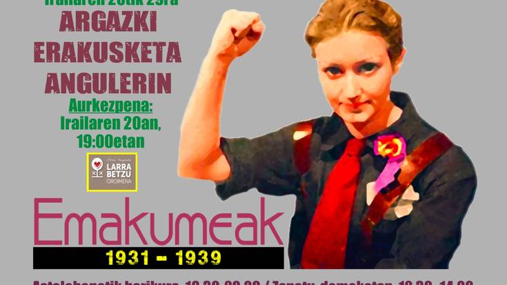 `Emakumeak 1931-1939´ argazki-erakusketa Larrabetzun