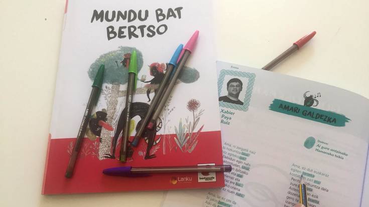 Txorierriko ikastetxeak bertsotan buru belarri