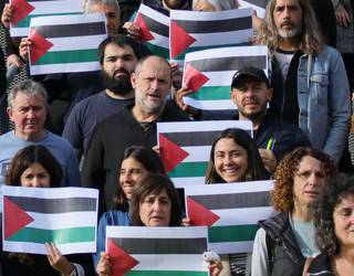 Palestinaren aldeko greba deialdia bihar