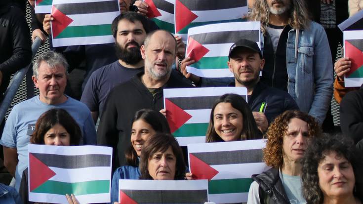 Palestinaren aldeko greba deialdia bihar