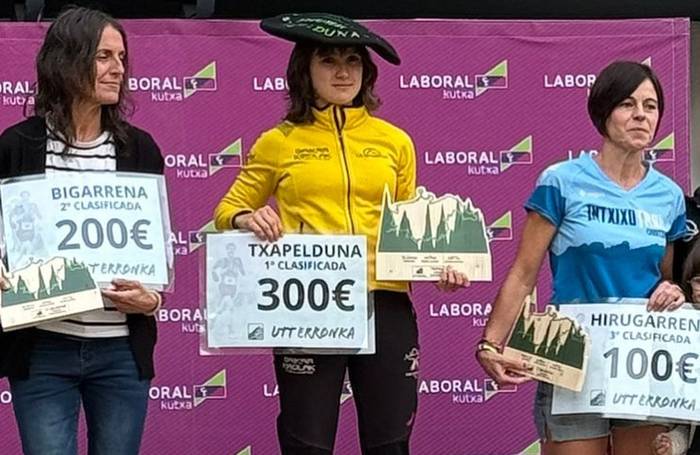 Irati Ortiz de Anda lezamarrak irabazi du Tolosaldeko Ultra Trail-a