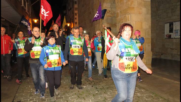 Belen Gana loiuztarra, Korrikaren helmugan 