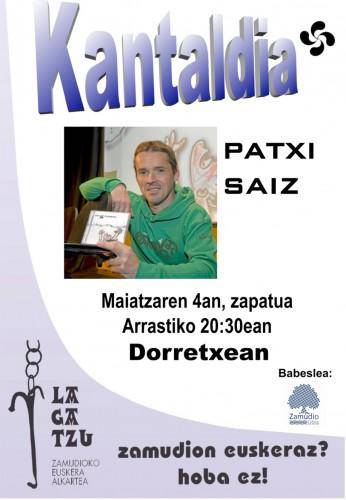 PATXI SAIZen KANTALDIA