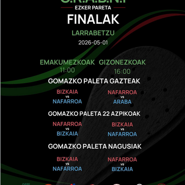GRABNI Txapelketako gomazko paletako finalak
