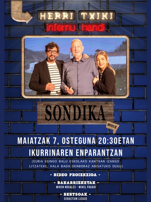 'Herri txiki, infernu handia' programaren grabaketa